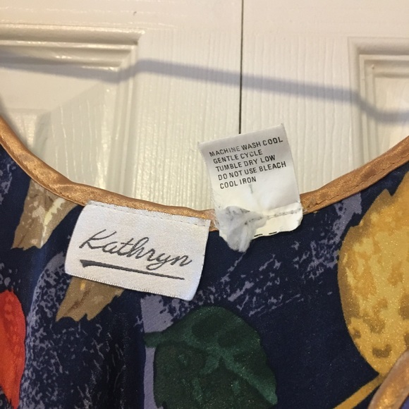 Vintage Kathryn floral polyester tank Large - Picture 4 of 6